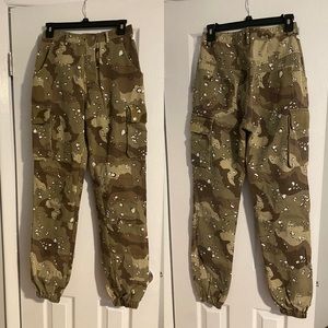 Camo cargo pants